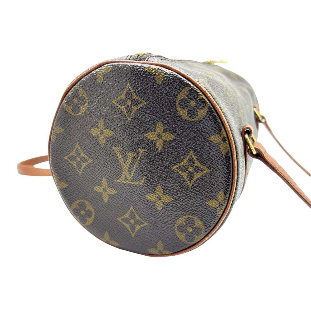 LOUIS VUITTON Brown Monogram Papillon Boston Bag - Picture 4 of 9